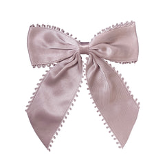 Large Antique Mauve Picot Clip