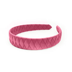 Large Camellia Rose Braided Alice Band