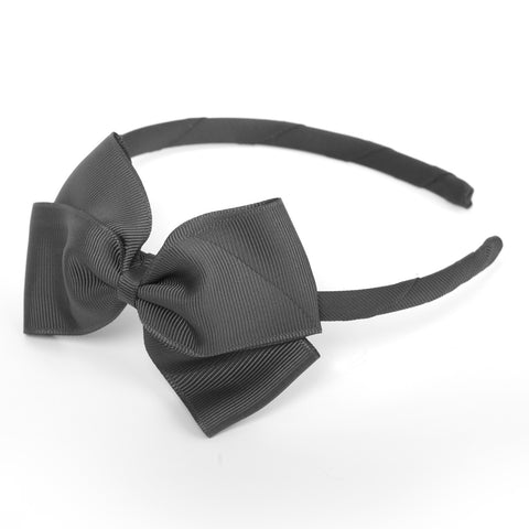 Large Charcoal Alice Band