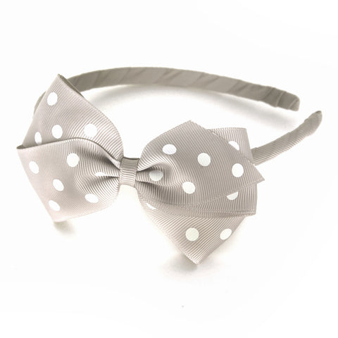 Large Carmandy Polka Dot Alice Band
