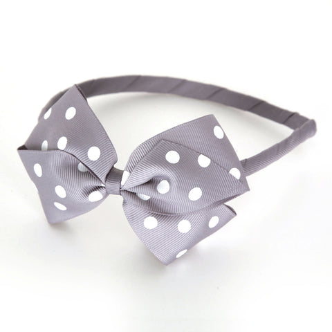 Large Thistle Polka Dot Alice Band