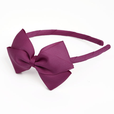 Large Raspberry Rose Alice Band