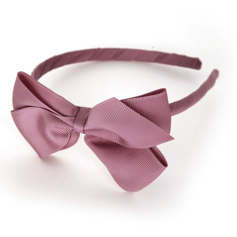 Large Rosy Mauve Alice Band