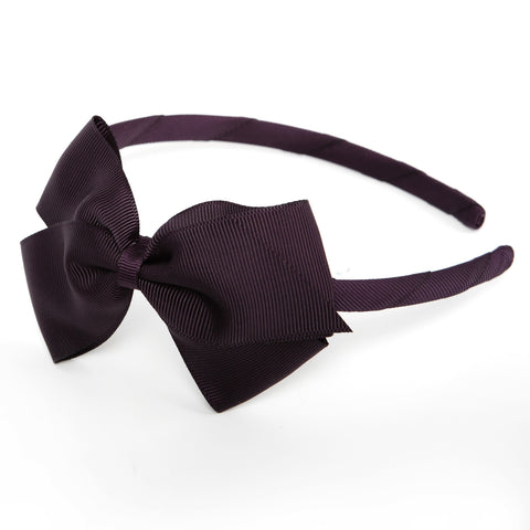 Large Shadow Purple Alice Band