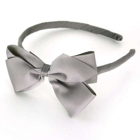 Large Silver Alice Band