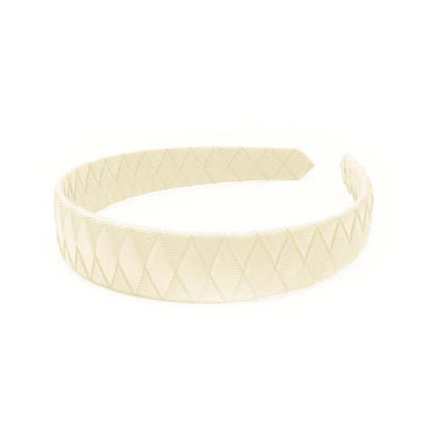 Large Ivory Braided Alice Band
