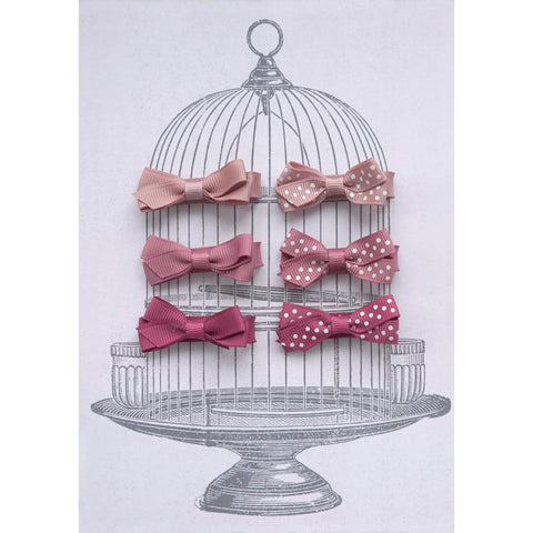 Small Clip Gift Set Pinks & Dots