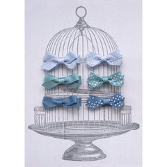 Small Clip Gift Set Blues & Dots