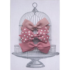 Medium Clip Gift Set Pinks & Dots