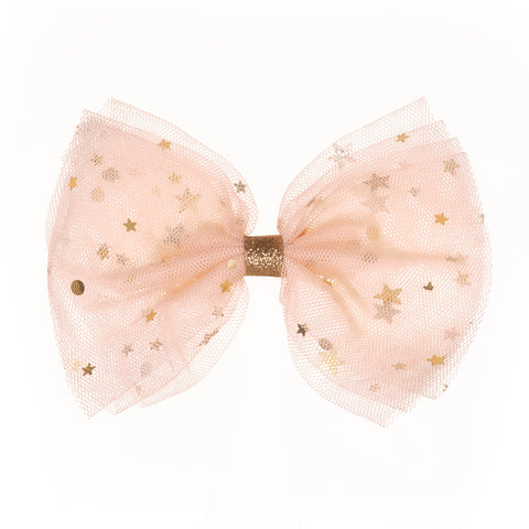 Large Dusky Rose Chiffon Hair Clip