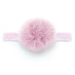 Baby Icy Pink Pom Pom Headband