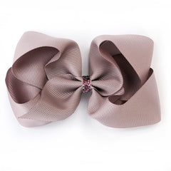 Large Antique Mauve Glitter Hair Clip