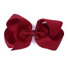 Large Scarlet Glitter Hair Clip