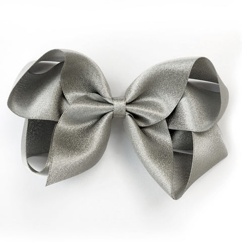 Large Silver Hair Clip