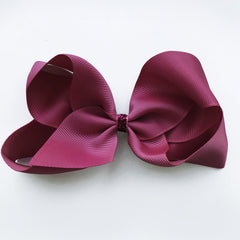 Large Raspberry Rose Glitter Hair Clip