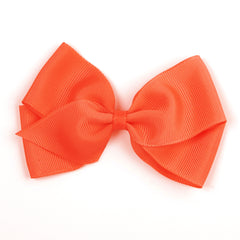 Large Neon Orange Hair Clip