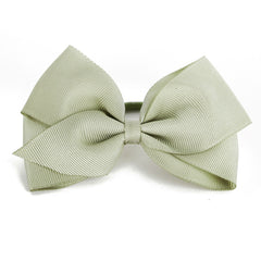 Large Olive Gray Hair Elastic