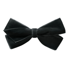 Medium Black Velvet Hair Clip