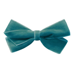 Medium Teal Velvet Hair Clip
