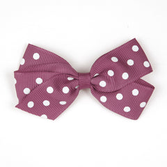 Medium Victorian Rose Polka Dot Hair Clip