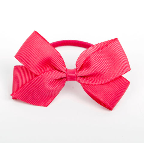 Medium Shocking Pink Hair Elastic