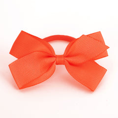Medium Neon Orange Hair Elastic
