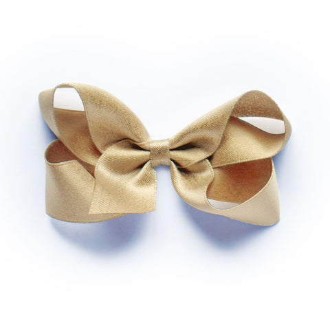 Medium Gold Textured Hair Clip