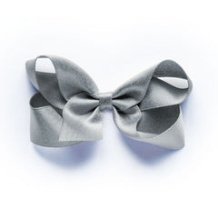 Medium Silver Textured Hair Clip