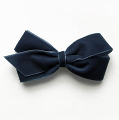 Medium Ensign Blue Velvet Hair Clip