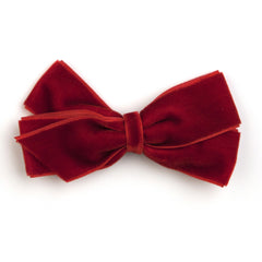 Medium Scarlet Velvet Hair Clip