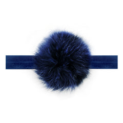 Baby Peacoat Pom Pom Headband