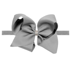 Large Silver Glitter Baby Headband