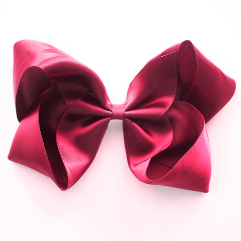 Large Camellia Rose Satin Hair Clip