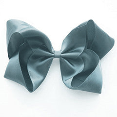 Large Nile Blue Satin Hair Clip