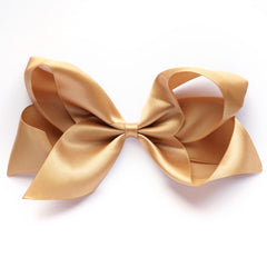 Large Pale Gold Satin Hair Clip