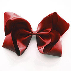 Large Scarlet Satin Hair Clip
