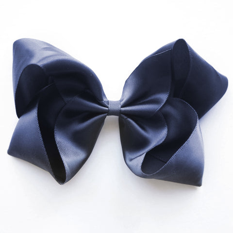 Large Peacoat Satin Hair Clip