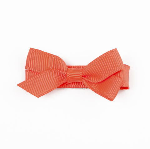 Small Neon Orange Hair Clip