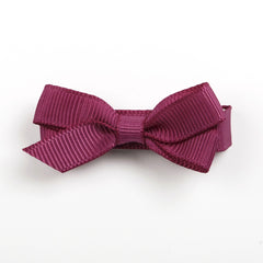 Small Raspberry Rose Hair Clip