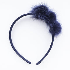 Small Peacoat Pom Pom Alice Band