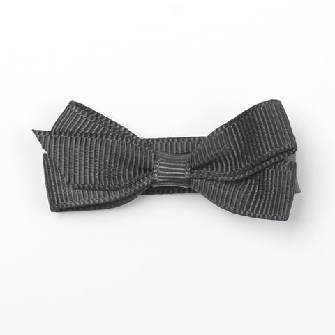 Small Charcoal Hair Clip