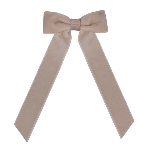 Medium Carmandy Long Tail Velvet Hair Clip
