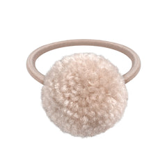 Carmandy Wool Pom Pom Hair Elastic