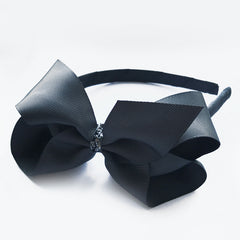 Charcoal Alice Band with Glitter Loop